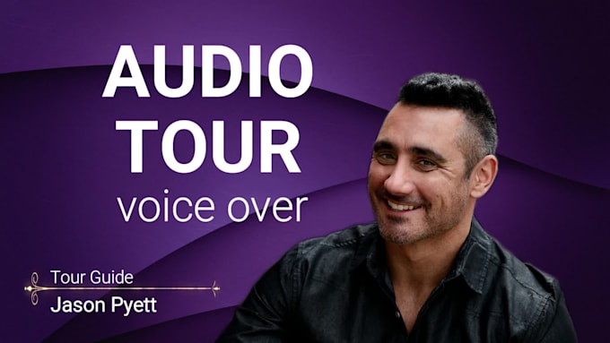 record a virtual audio tour narration voice over