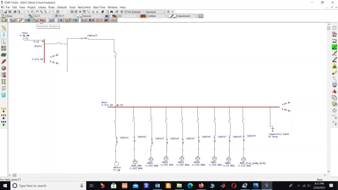 Electrical Power System Analysis Using ETAP Upwork, 04/08/2024