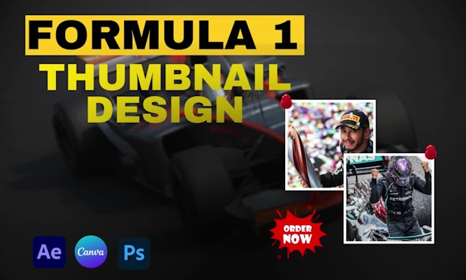 Make professional formula 1 thumbnails for your youtube by Oghene_tosyn ...
