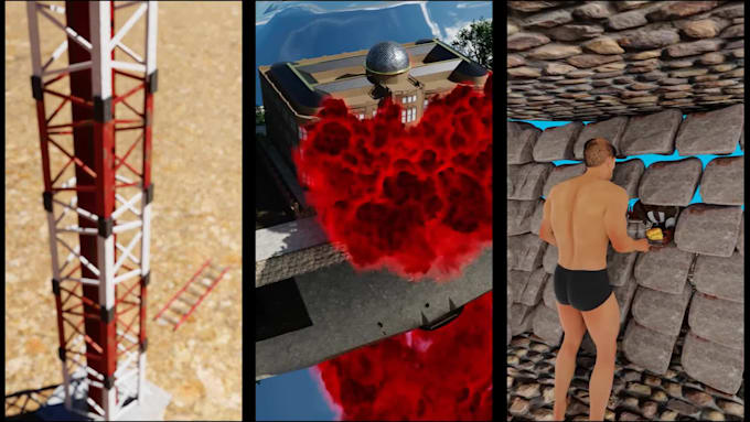 create 3d short animations like zack d films