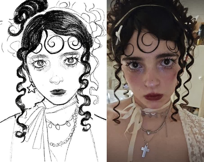 create a stylized semirealistic portrait for you