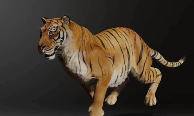 create 3d realistic animal model xgen fur cgi vfx rigging for animation and game