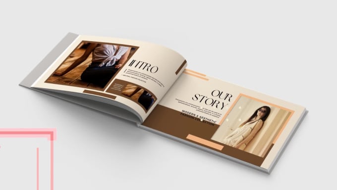 Coffee table book layout design - image included