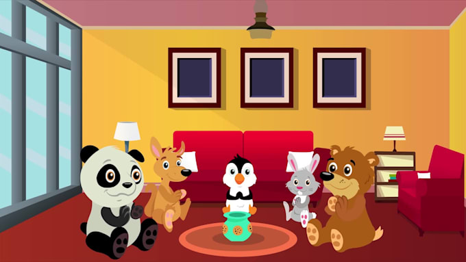 create nursery rhyme video animation for kids