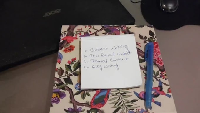 write content for your website