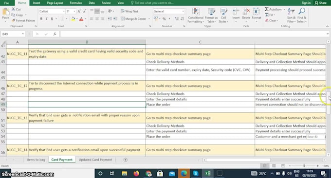 write test cases, bug reports of your website or mobile app