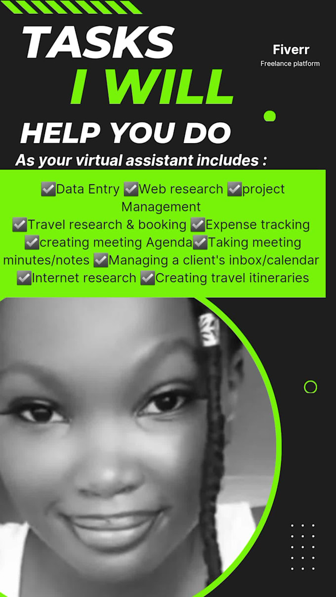 Be your professional virtual assistant and social media manager by