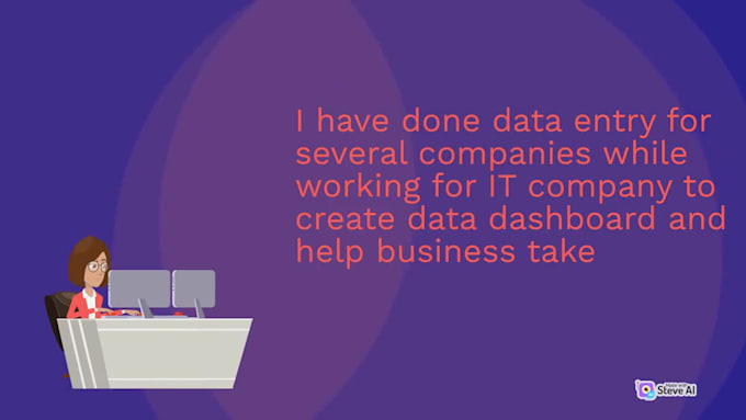 do data entry, data cleaning and web research, documentation