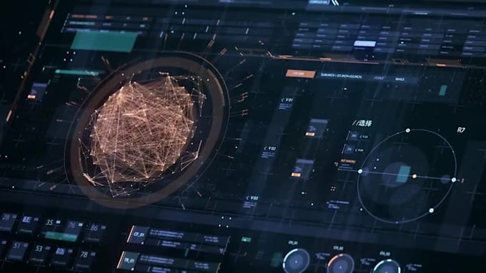 Do hud animation, ui interface, futuristic, motion tracking, ui ux ...