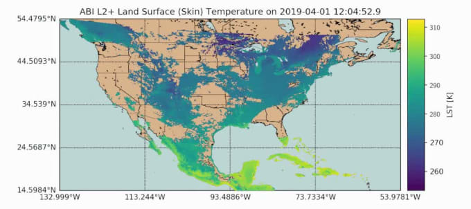 Plot NetCDF Data for Weather and Climate Model