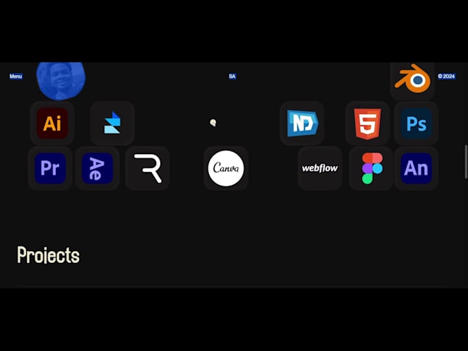 design custom portfolio website with react, nextjs, framer, tailwind and cms