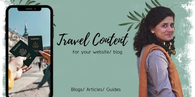 write captivating travel content, blog or article