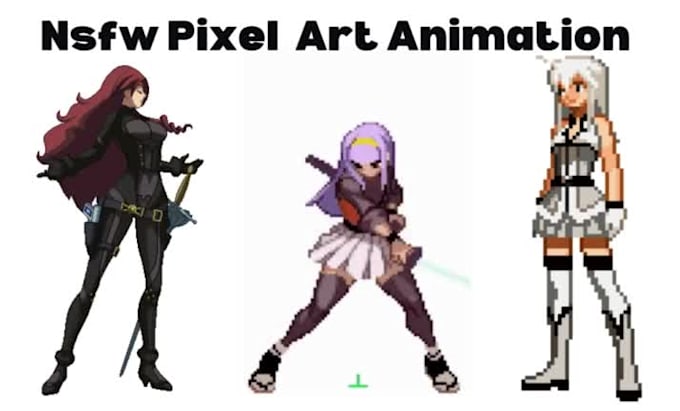create pixel art character, nsfw pixel art animation, rpg maker, sprite sheet