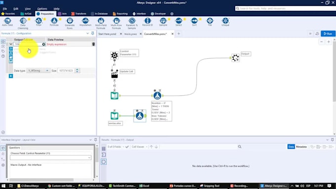 create a alteryx workflow, app or macro