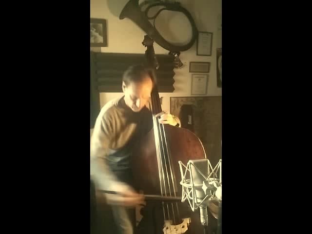Hire a freelancer to record  acoustic double bass or electric upright bass track for you