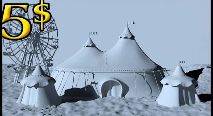 do 3d scenes and environment and  backgrounds and  illustrations