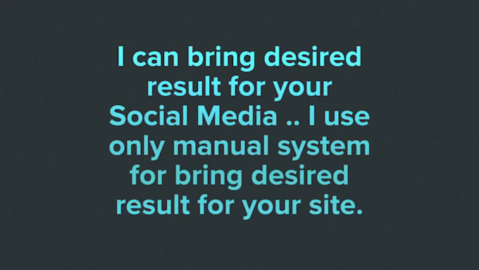 be your social media manager, social media marketing