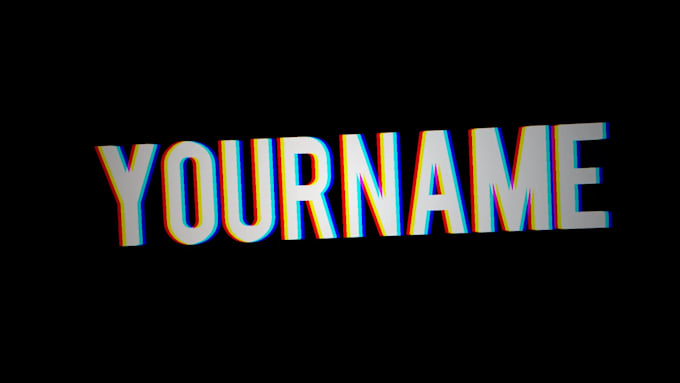 make intro video for youtube or presentation