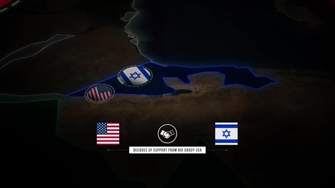 create custom animated map for travel, logistics, or documentary