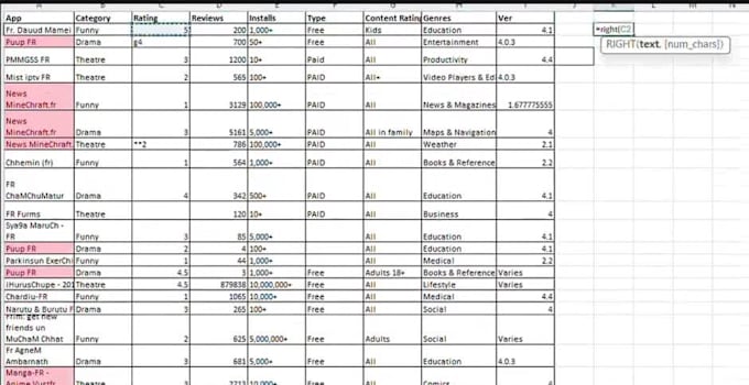 clean your data using spreadsheet