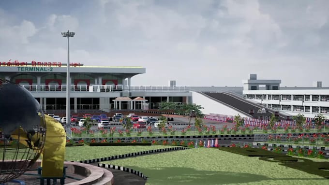 create 3d modeling and texturing for atc and msfs airports