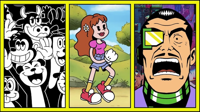 create rubberhose and retro vibe animations for your project