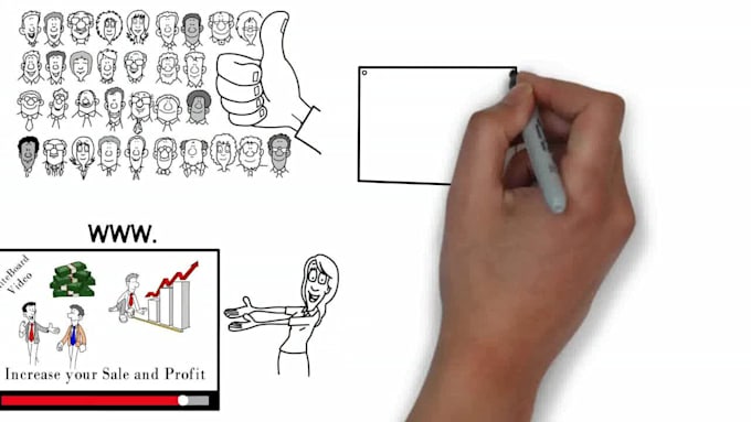 create a marketing promotion whiteboard animation videos