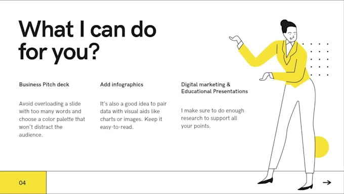 create modern powerpoint presentation and pitch deck design