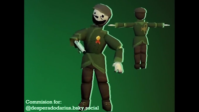 model your characters in blender