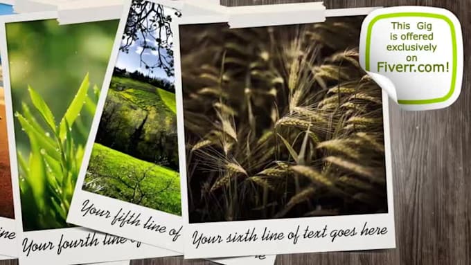 create a perfect slideshow with your photos or clips