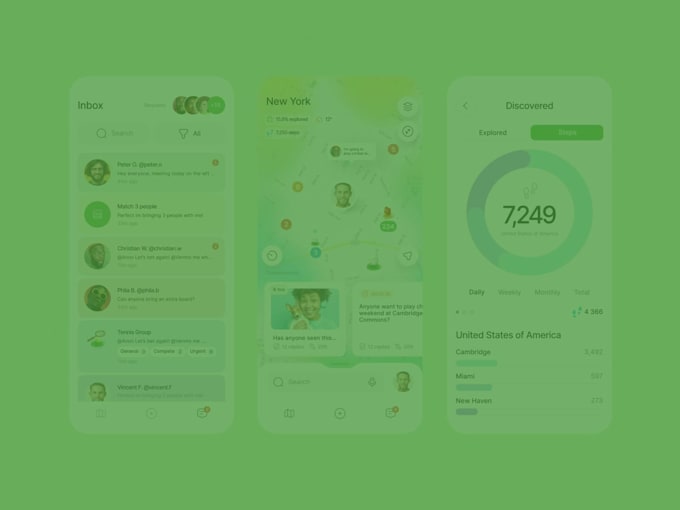 develop clone pinterest app, signal app, telegram app, snapchat app