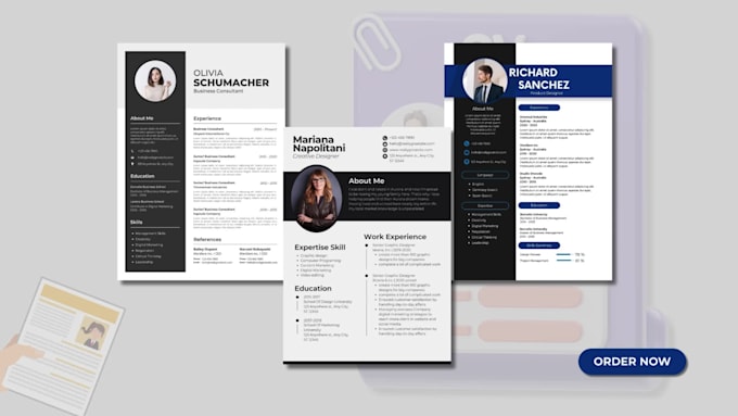 be your designer and professional CV maker