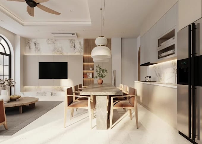 modern, luxurious living room interior design