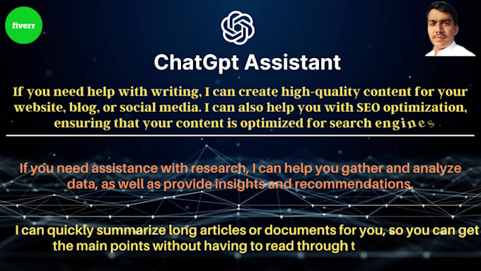 be your openai chatgpt assistant to make wonders using ai