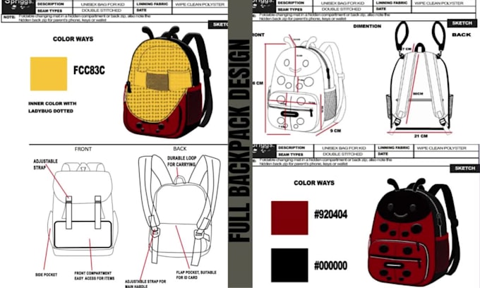 do bag tech pack, duffel bag techpack, handbag tech pack, luggage bag tech pack
