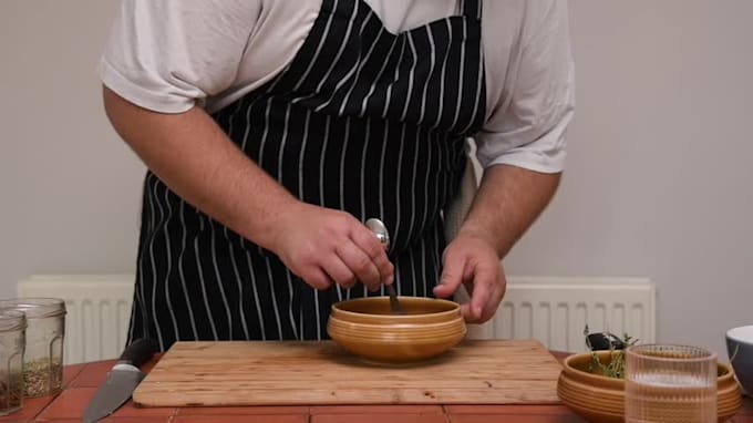 cook,shoot and video your recipe with a chef