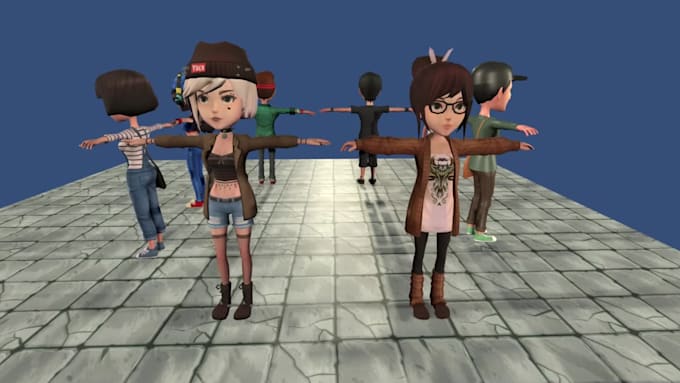 do 3d modeling, retopology, game environment, uv mapping, and texturing