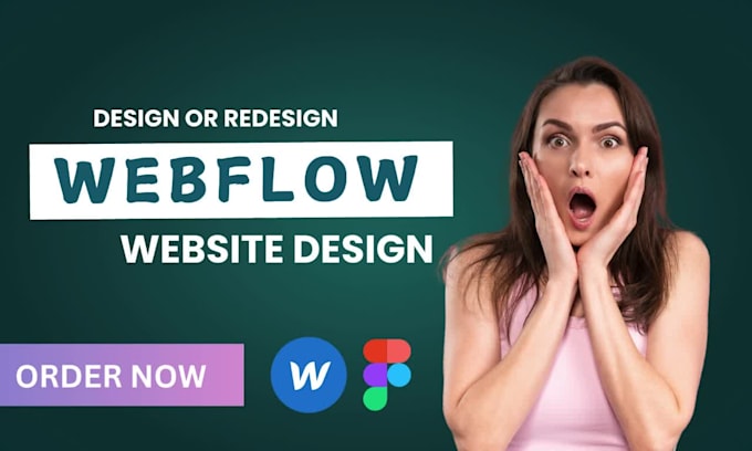 design a responsive webflow website or figma to webflow