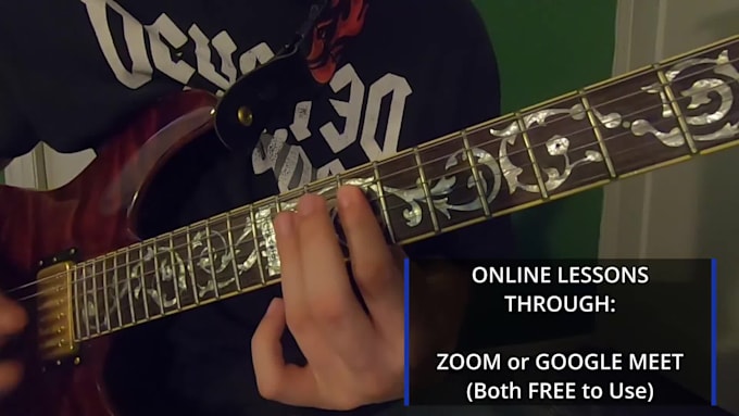 teach acoustic or electric guitar, bass or band lessons