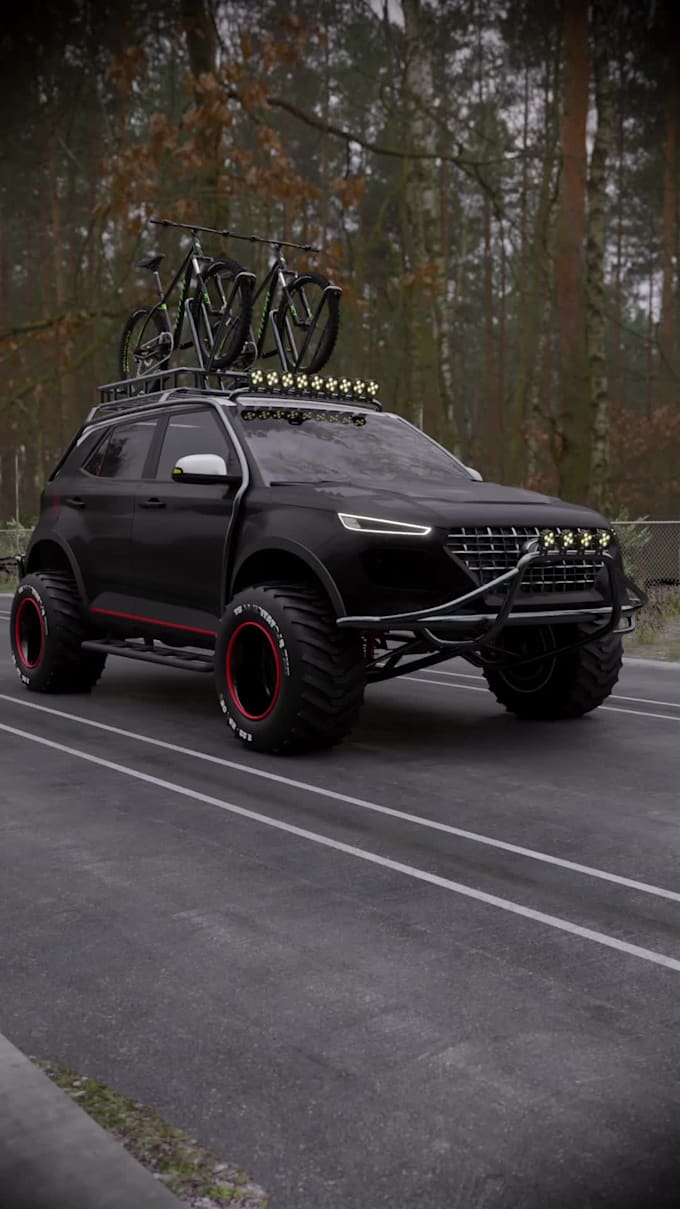 create realistic 3d cars, bikes, trucks and atvs