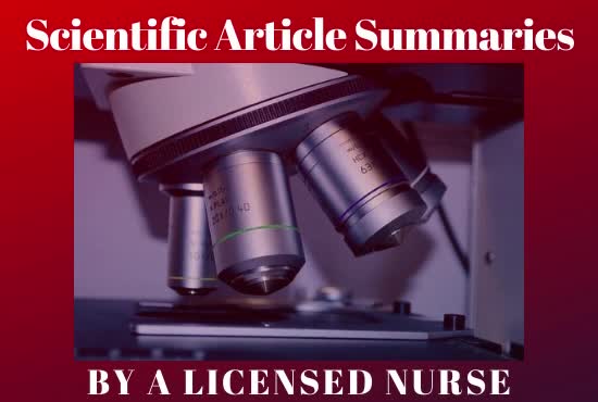 summarize a scientific medical journal article for you