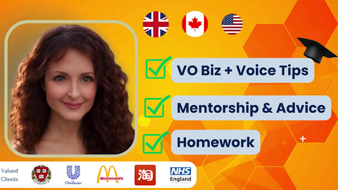 be your personal voice over coach mentor