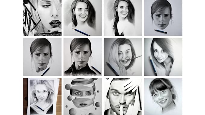 make an aesthetic custom portrait art out of any photo