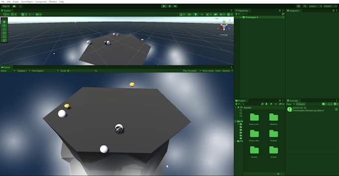 make hyper casual prototype of game for you in unity