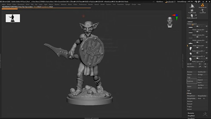 do sculpt for 3d print