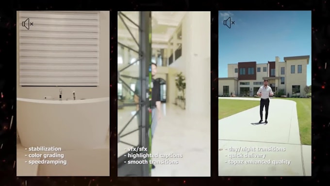 make trending realestate video with speedramping and effects