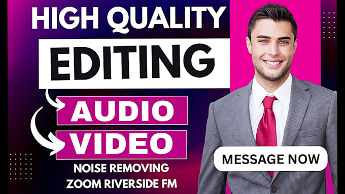 be your podcast video and audio editor