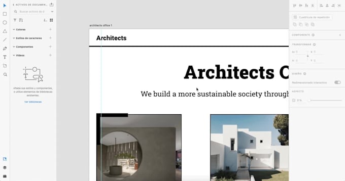 Do black and white minimalist style ux ui web pages by Cesargaona09 ...
