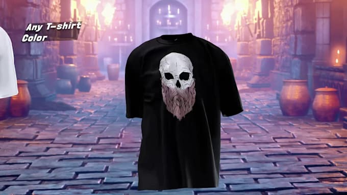 do 3d walking t shirt and hoodie mockup video animation