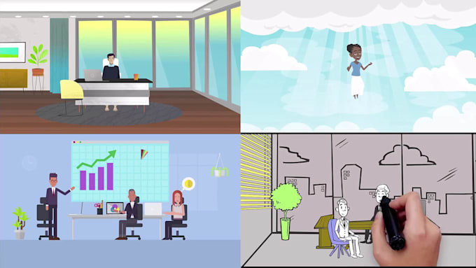 create  animated explainer video or 2d explainer video